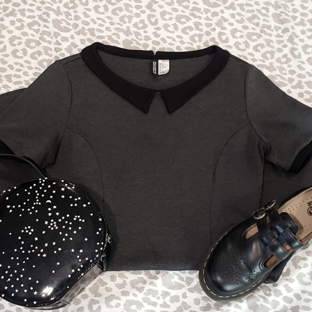 Wednesday Collar Dress H&M Size 14